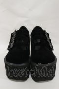 KILL STAR / Evil Mary Janes UK4(約23.5cm) 黒 H-25-03-05-1009-SL-SH-KB-ZS