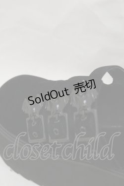 画像4: KILL STAR / Evil Mary Janes UK4(約23.5cm) 黒 H-25-03-05-1009-SL-SH-KB-ZS