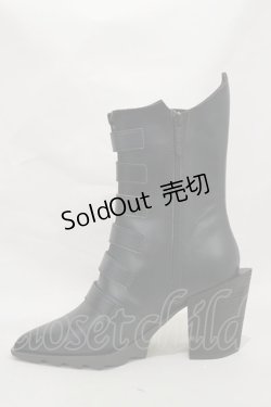 画像4: KILL STAR / 2 The Point Boots UK5(約24.0cm) 黒 H-25-03-05-1001-SL-SH-KB-ZY