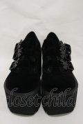 KILL STAR / Evil Mary Janes UK4(約23.5cm) 黒 H-25-03-05-1011-SL-SH-KB-ZH
