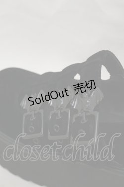 画像4: KILL STAR / Evil Mary Janes UK4(約23.5cm) 黒 H-25-03-05-1011-SL-SH-KB-ZI