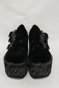 KILL STAR / Evil Mary Janes UK4(約23.5cm) 黒 H-25-03-05-1012-SL-SH-KB-ZH