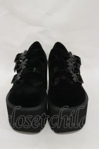 KILL STAR / Evil Mary Janes UK4(約23.5cm) 黒 H-25-03-05-1012-SL-SH-KB-ZH