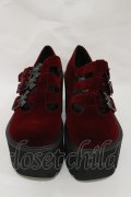 KILL STAR / Scarlet Mary Janes UK4(約23.5cm) ボルドー H-25-03-05-1013-SL-SH-KB-ZH
