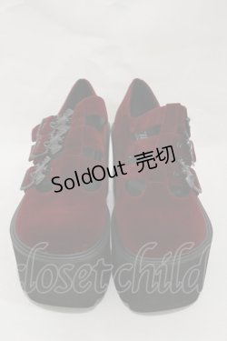 画像1: KILL STAR / Scarlet Mary Janes UK4(約23.5cm) ボルドー H-25-03-05-1013-SL-SH-KB-ZI