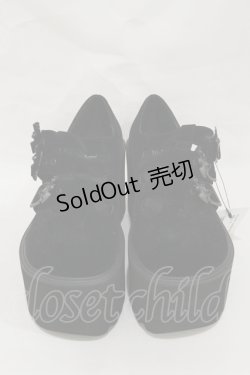 画像1: KILL STAR / Evil Mary Janes UK5(24.0cm) 黒 H-25-03-05-1014-SL-SH-KB-ZH