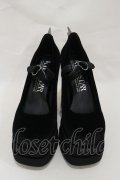 KILL STAR / Basilisks Pumps UK4(約23.5cm) 黒 H-25-03-05-1017-SL-SH-KB-ZH