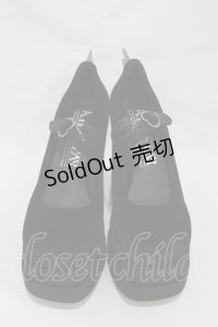 KILL STAR / Basilisks Pumps UK4(約23.5cm) 黒 H-25-03-05-1017-SL-SH-KB-ZS