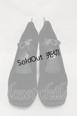 画像1: KILL STAR / Basilisks Pumps UK4(約23.5cm) 黒 H-25-03-05-1017-SL-SH-KB-ZS