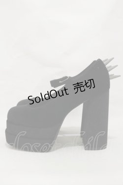 画像2: KILL STAR / Basilisks Pumps UK4(約23.5cm) 黒 H-25-03-05-1017-SL-SH-KB-ZS