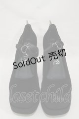KILL STAR / Basilisks Pumps UK3(約23.0cm) 黒 H-25-03-05-1019-SL-SH-KB-OS
