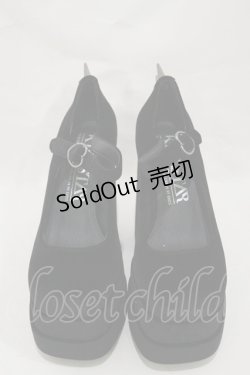 画像1: KILL STAR / Basilisks Pumps UK3(約23.0cm) 黒 H-25-03-05-1019-SL-SH-KB-OS