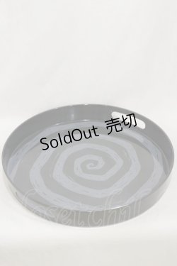 画像1: KILL STAR / Downward Spiral Serving Tray  黒 H-25-03-05-1033-SL-ZA-KB-ZH