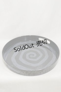 画像1: KILL STAR / Downward Spiral Serving Tray  黒 H-25-03-05-1035-SL-ZA-KB-ZH