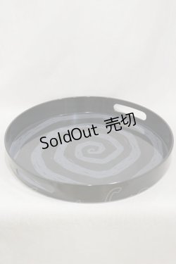 画像1: KILL STAR / Downward Spiral Serving Tray  黒 H-25-03-05-1036-SL-ZA-KB-ZH