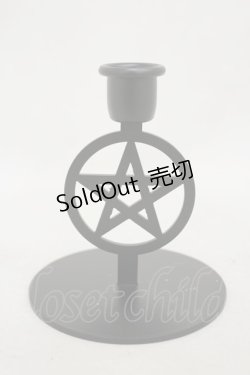 画像1: KILL STAR / Pentagram Candlestick【SMALL】   H-25-03-05-1041-SL-ZA-KB-ZH
