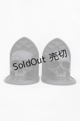KILL STAR / Skull Bookends  黒 H-25-03-05-011-SL-ZA-KB-ZH