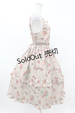 画像3: Emily Temple cute / Mellow Strawberryノースリーブワンピース  ブラウン H-25-03-05-013-ET-OP-KB-ZH