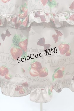 画像5: Emily Temple cute / Mellow Strawberryノースリーブワンピース  ブラウン H-25-03-05-013-ET-OP-KB-ZH