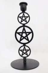 KILL STAR / Pentagram Candlestick   H-25-03-05-002-SL-ZA-KB-ZH