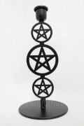 KILL STAR / Pentagram Candlestick   H-25-03-05-003-SL-ZA-KB-ZH