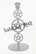 KILL STAR / Pentagram Candlestick   H-25-03-05-003-SL-ZA-KB-ZH