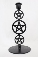 KILL STAR / Pentagram Candlestick   H-25-03-05-003-SL-ZA-KB-ZH