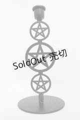 KILL STAR / Pentagram Candlestick   H-25-03-05-003-SL-ZA-KB-ZH