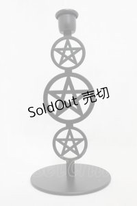 KILL STAR / Pentagram Candlestick   H-25-03-05-003-SL-ZA-KB-ZH
