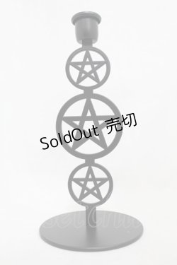 画像1: KILL STAR / Pentagram Candlestick   H-25-03-05-003-SL-ZA-KB-ZH