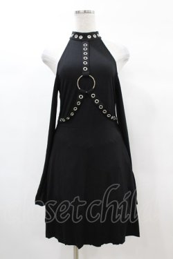 画像1: KILL STAR / HELTER LONG SLEEVE DRESS S ブラック H-25-03-05-031-SL-OP-KB-ZH