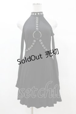 画像1: KILL STAR / HELTER LONG SLEEVE DRESS XS ブラック H-25-03-05-032-SL-OP-KB-ZH