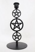 KILL STAR / Pentagram Candlestick   H-25-03-05-004-SL-ZA-KB-ZH