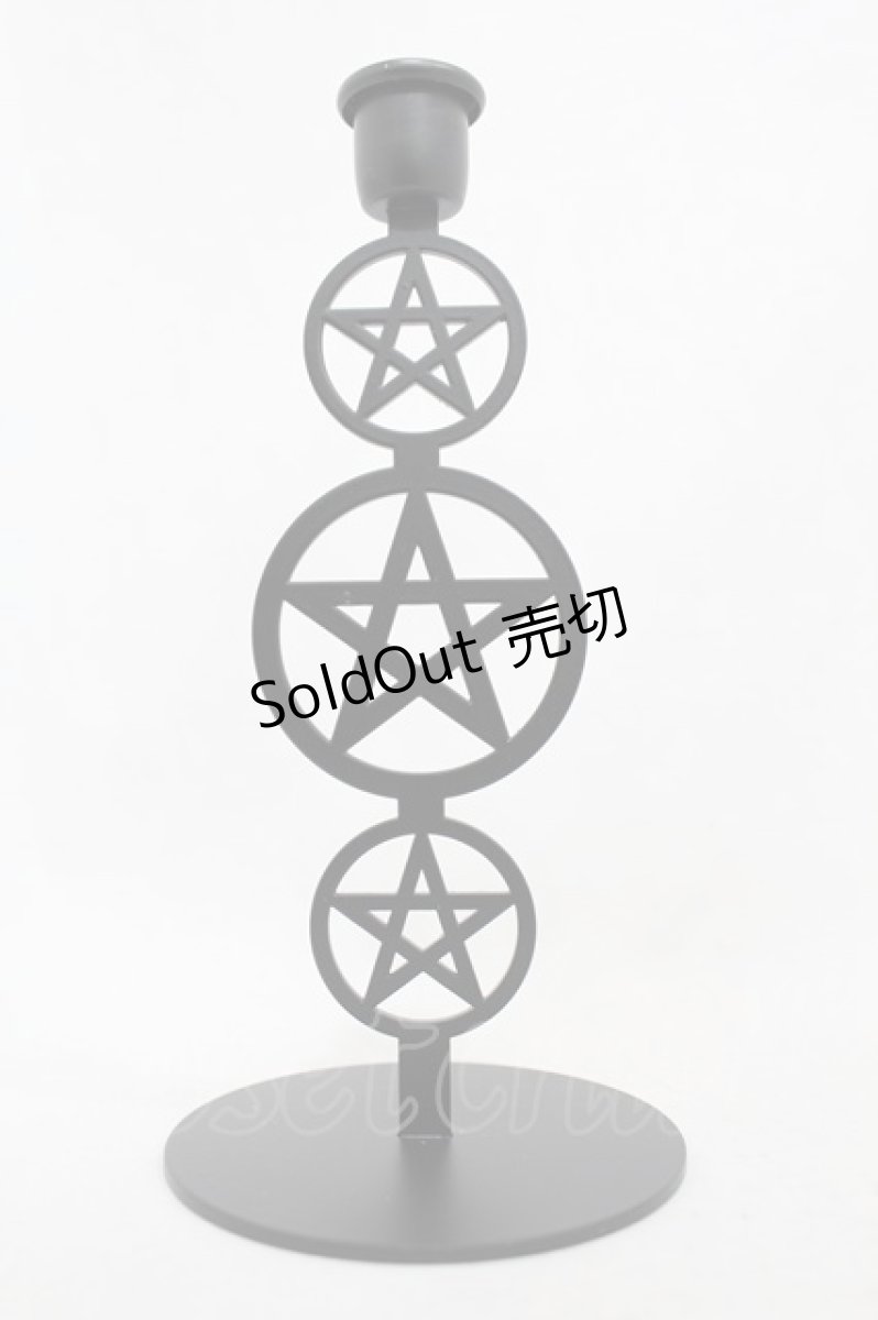 画像1: 【SALE】KILL STAR / Pentagram Candlestick   H-25-03-05-004-SL-ZA-KB-ZT-W004 (1)