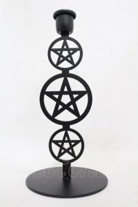 KILL STAR / Pentagram Candlestick   H-25-03-05-004-SL-ZA-KB-ZH