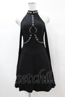 画像1: KILL STAR / HELTER LONG SLEEVE DRESS XS ブラック H-25-03-05-036-SL-OP-KB-ZH