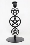 KILL STAR / Pentagram Candlestick   H-25-03-05-005-SL-ZA-KB-ZH