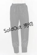 KILL STAR / Bone Idle Joggersパンツ S 黒 H-25-03-05-047-SL-PA-KB-ZH