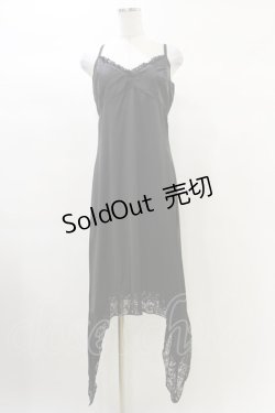 画像1: KILL STAR / Loya Satin Maxi Dress M 黒 H-25-03-06-048-SL-OP-KB-ZH