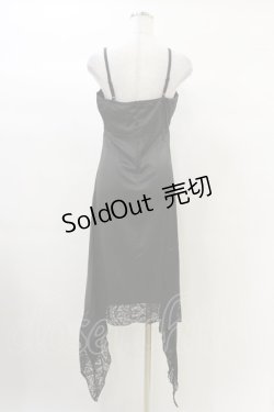 画像2: KILL STAR / Loya Satin Maxi Dress M 黒 H-25-03-06-048-SL-OP-KB-ZH