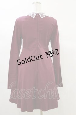 画像2: KILL STAR / Charmed School Dress S CRIMSON red H-25-03-06-053-SL-OP-KB-OS