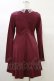 画像2: KILL STAR / Charmed School Dress S CRIMSON red H-25-03-06-053-SL-OP-KB-ZH (2)