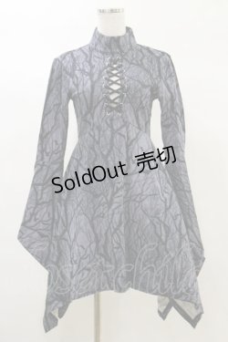画像1: KILL STAR / Divine Touch Keyhole Dress XS グレー H-25-03-06-056-SL-OP-KB-ZY