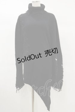 画像1: KILL STAR / Placebo Knit Sweater S 黒 H-25-03-06-007-SL-CO-KB-ZH