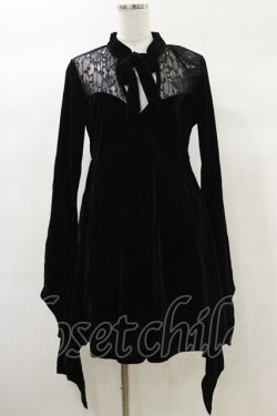 画像1: KILL STAR / Grimina Velvet Sorcery Dress M 黒 H-25-03-06-063-SL-OP-KB-ZH