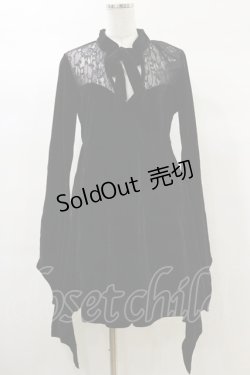 画像1: KILL STAR / Grimina Velvet Sorcery Dress M 黒 H-25-03-06-063-SL-OP-KB-ZT47