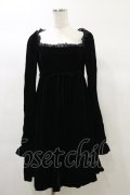 KILL STAR / Imperia Long Sleeve Velvet Dress S 黒 H-25-03-06-070-SL-OP-KB-ZH