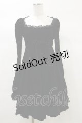 KILL STAR / Imperia Long Sleeve Velvet Dress XS 黒 H-25-03-06-072-SL-OP-KB-ZH