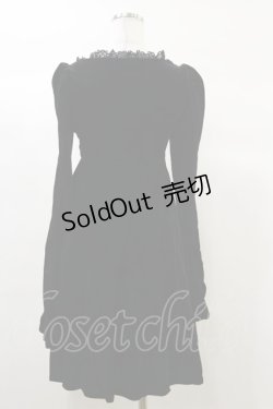 画像2: KILL STAR / Imperia Long Sleeve Velvet Dress XS 黒 H-25-03-06-072-SL-OP-KB-ZH