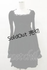 KILL STAR / Imperia Long Sleeve Velvet Dress XS 黒 H-25-03-06-073-SL-OP-KB-ZH